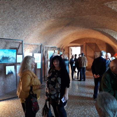 Alcuni presenti alla mostra